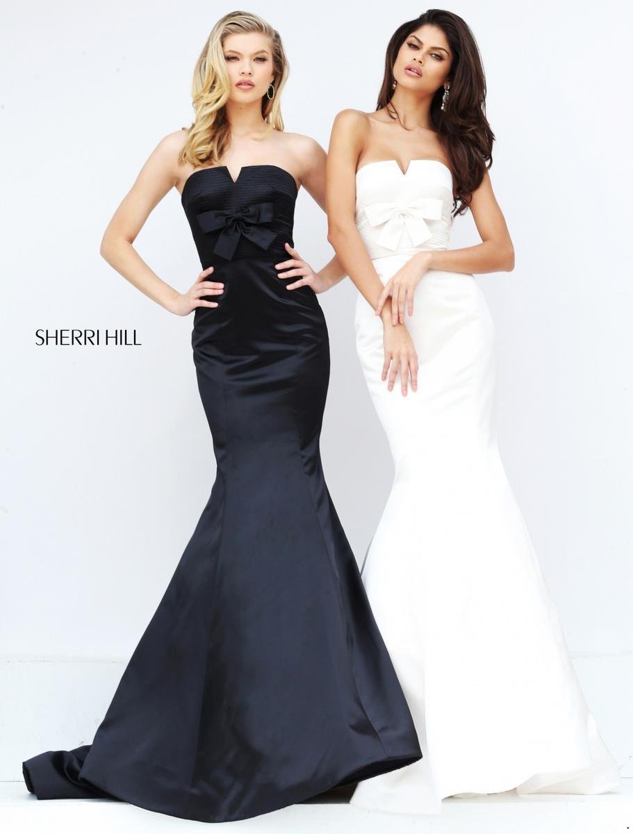Sherri Hill 50543 Ivory Prom Dress