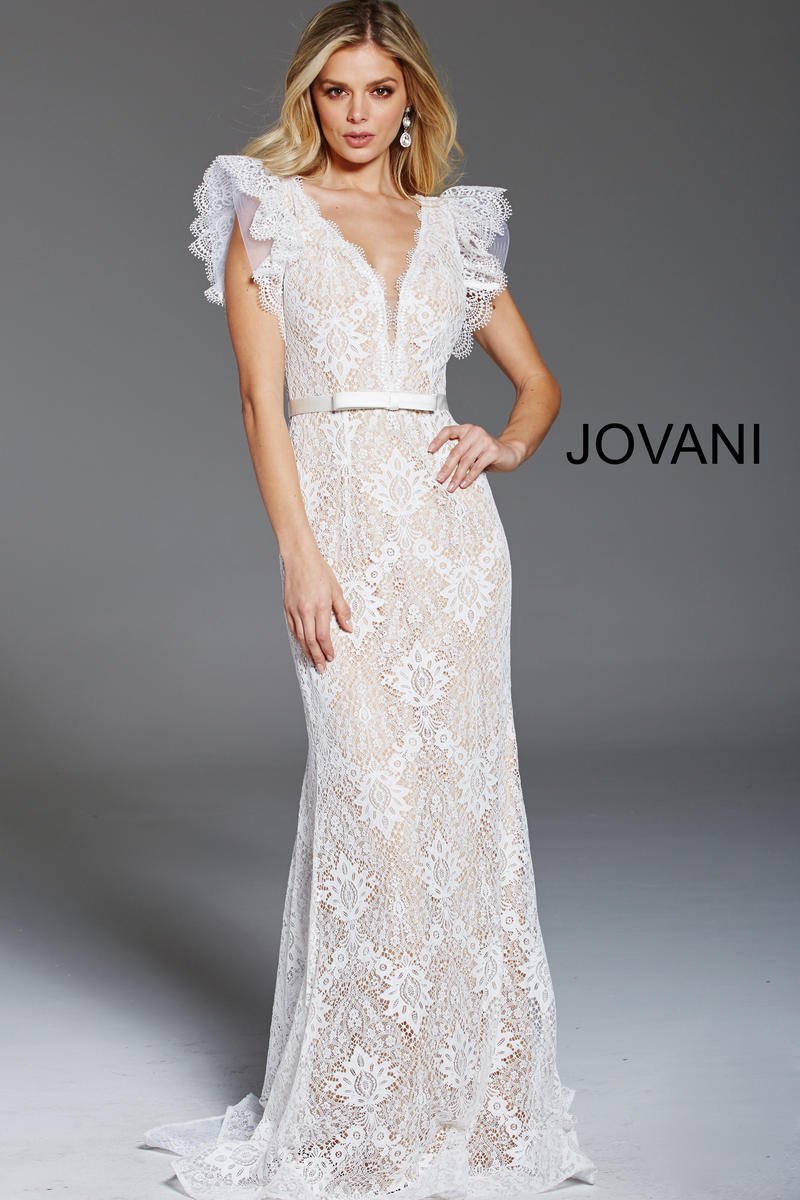 Jovani 60314 — Ivory/Nude