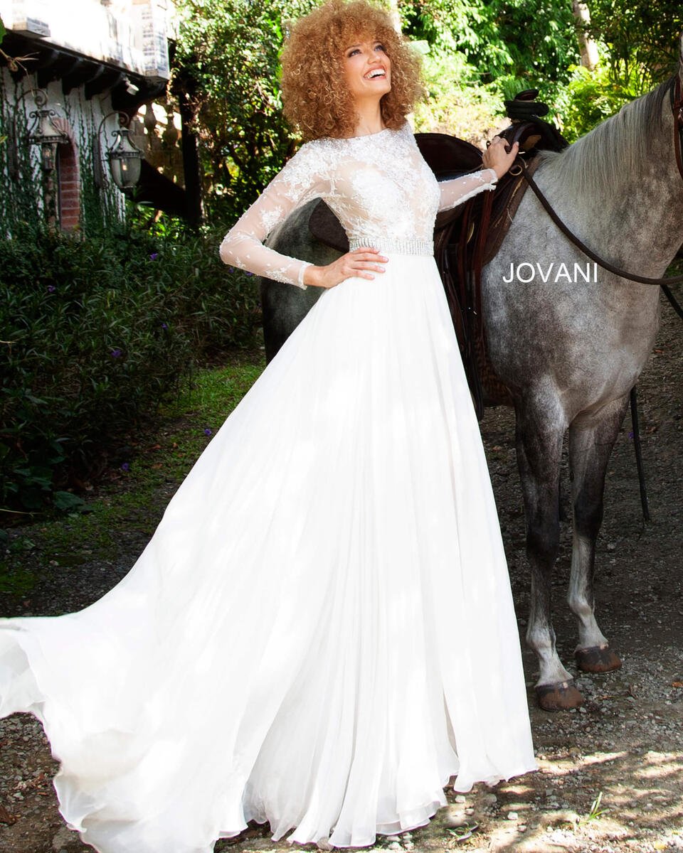 Jovani S51739 — Ivory/Nude