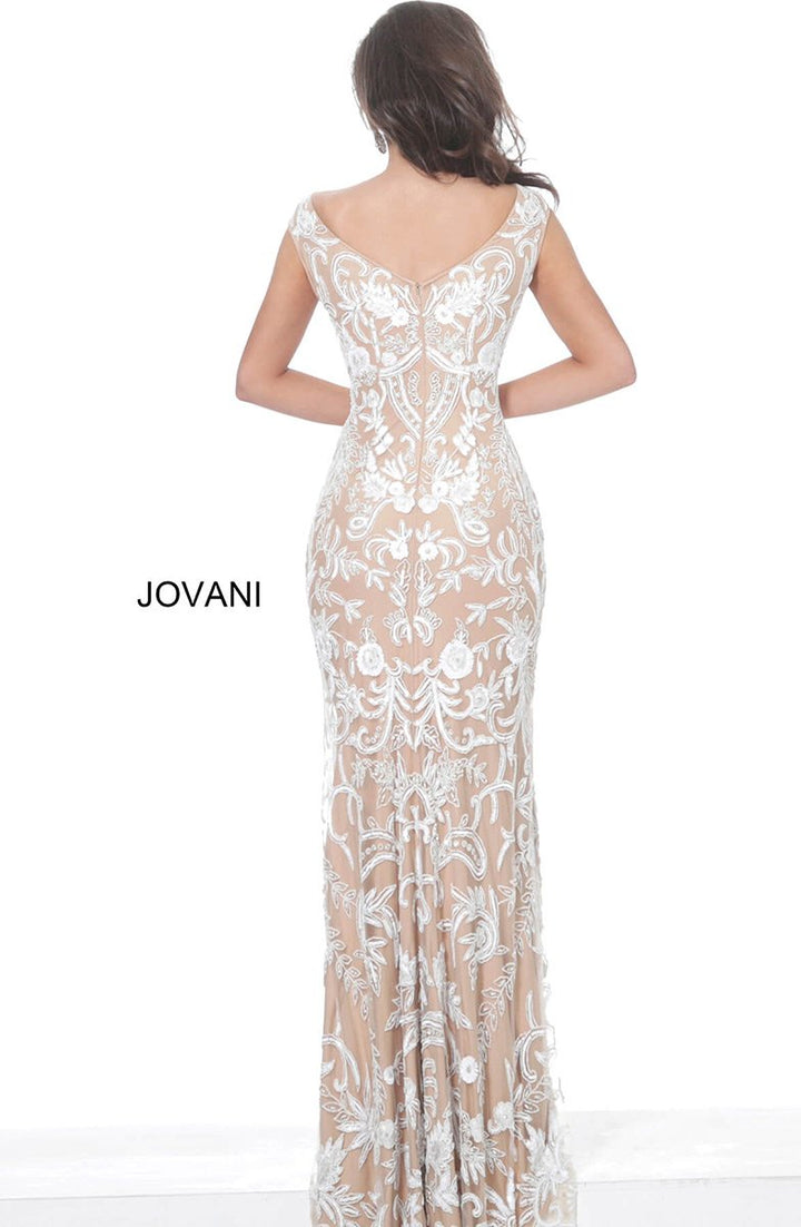 Jovani 62915 — Ivory/Nude