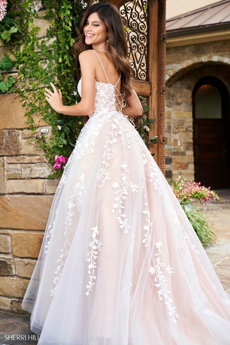 Sherri Hill 53116 — Ivory/Nude