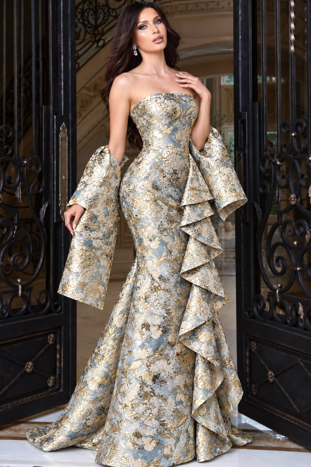 Jovani 46517 Gold