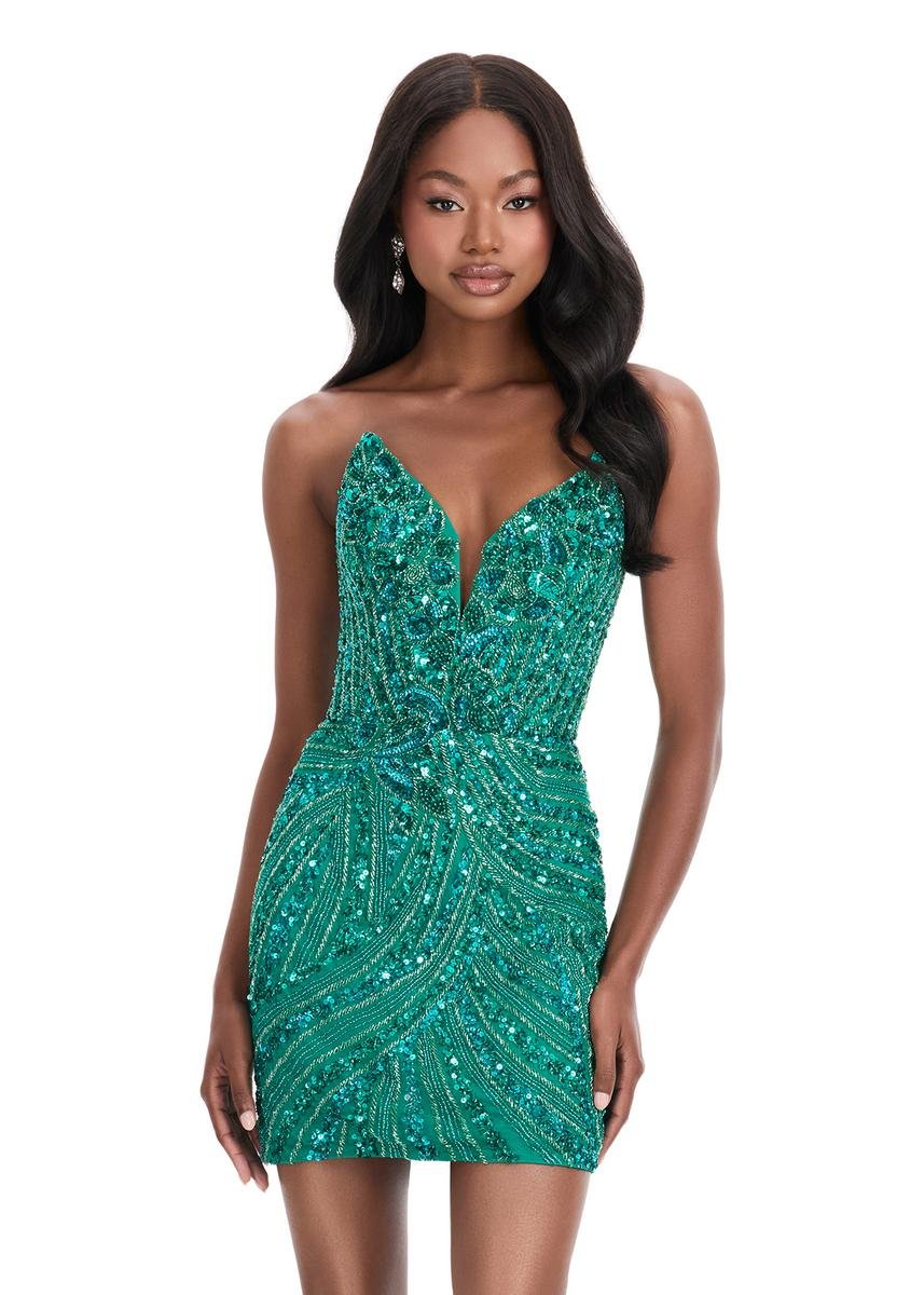 Ashley Lauren 4500 Jade Prom Dress