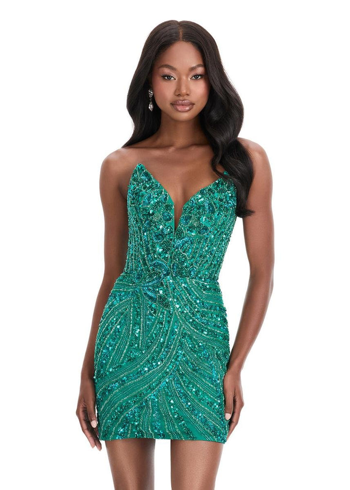 Ashley Lauren 4500 Jade Prom Dress
