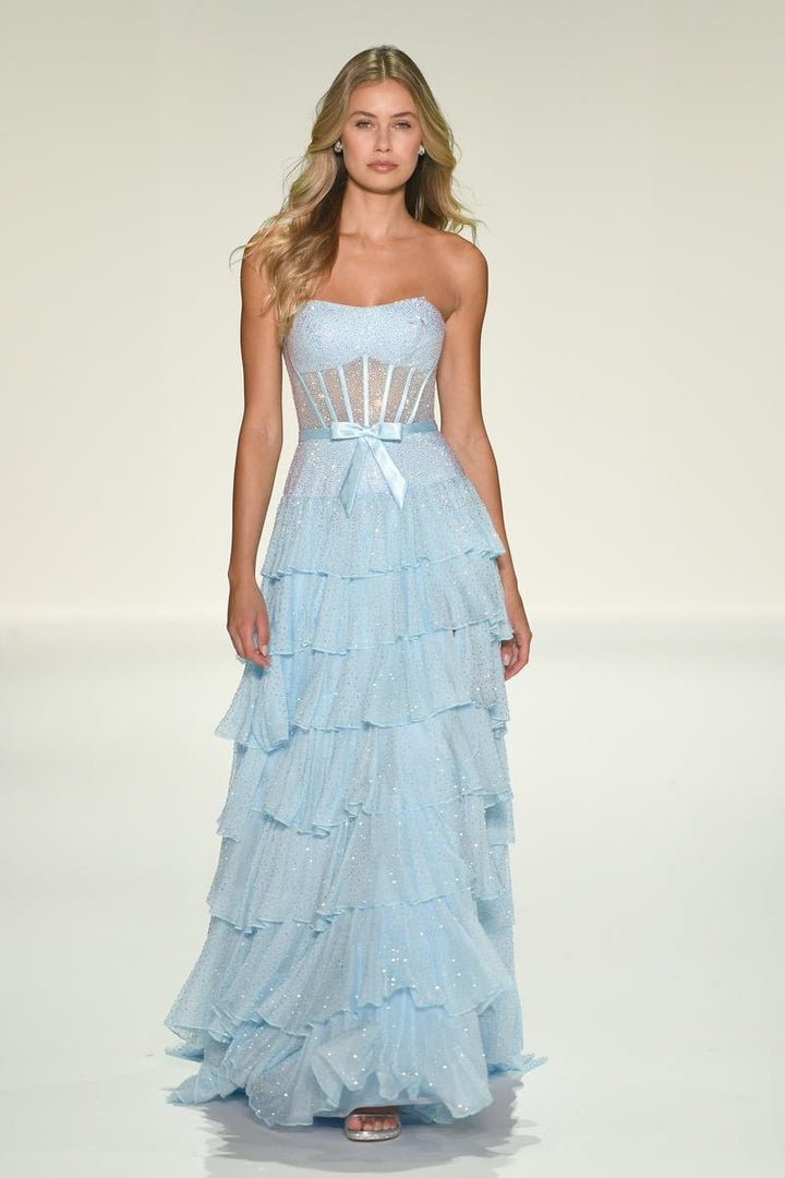 Sherri Hill 57739 Light Blue Prom Dress