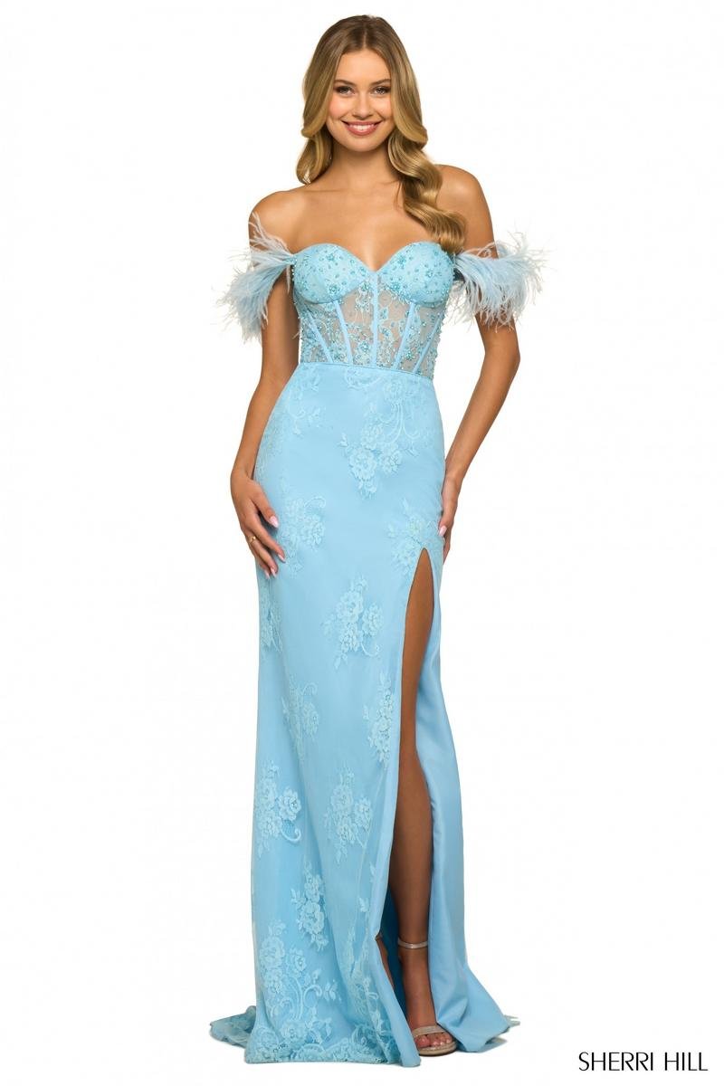 Sherri Hill 55068 — Light Blue