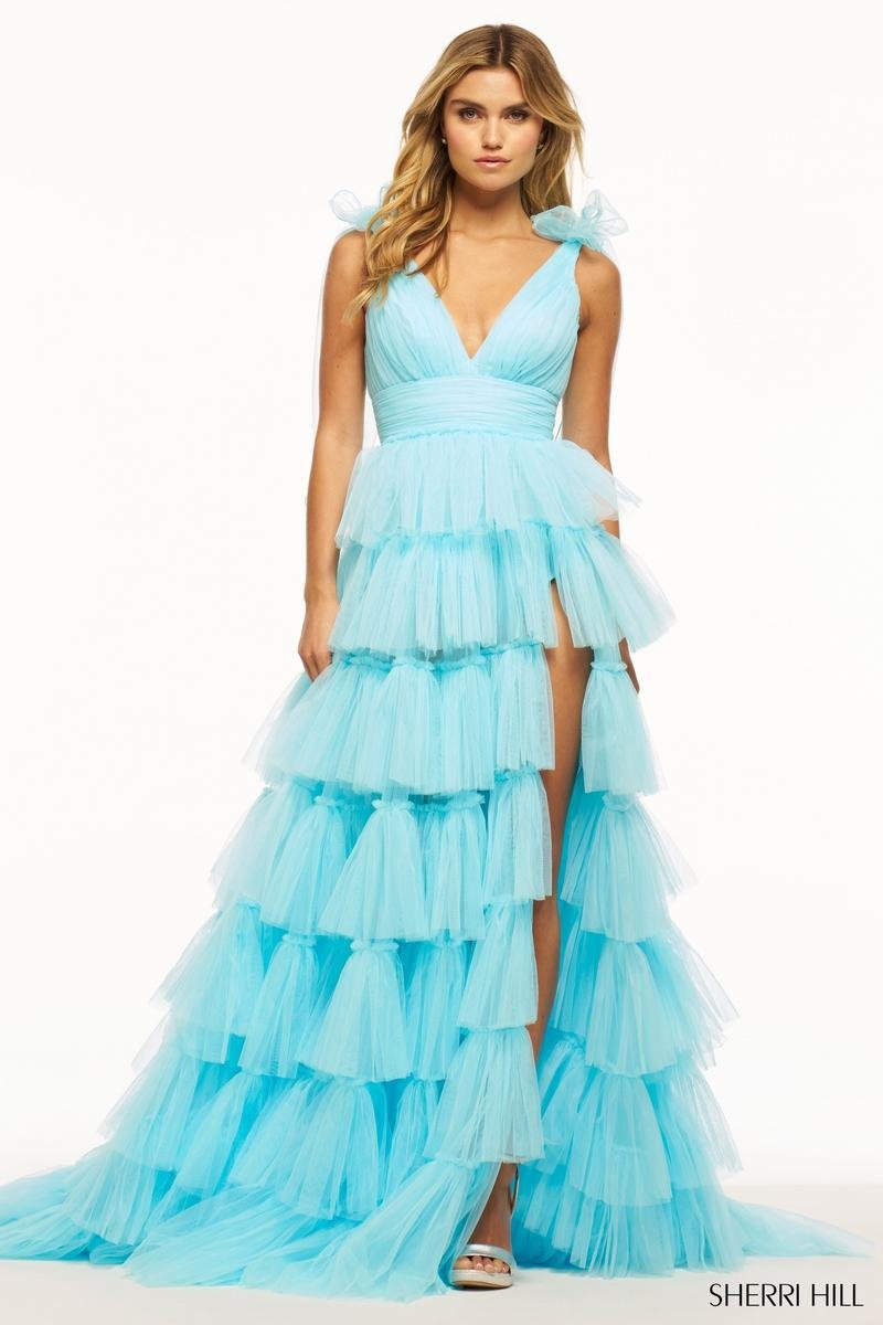 Sherri Hill 56066 — Light Blue