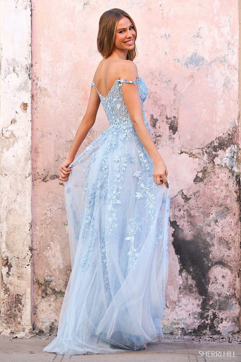 Sherri Hill 54938 — Light Blue