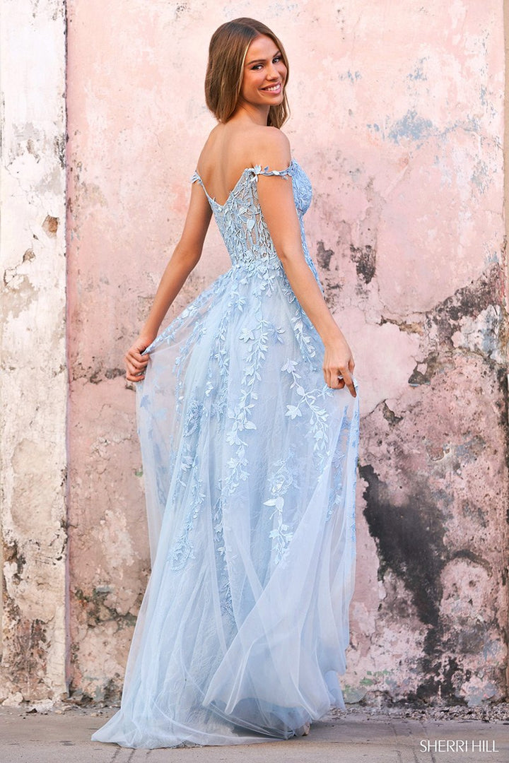 Sherri Hill 54938 — Light Blue