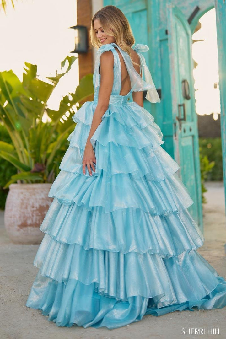 Sherri Hill 56127 — Light Blue