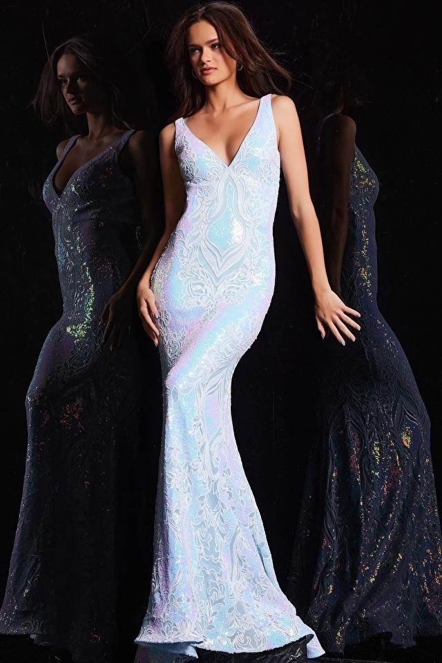 Jovani 38148 — Light Blue