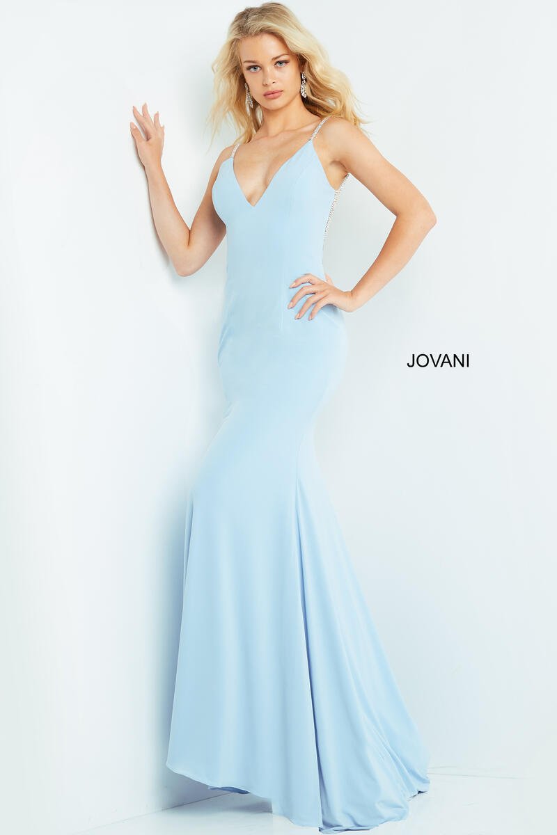 Jovani 07297 Light Blue Prom Dress