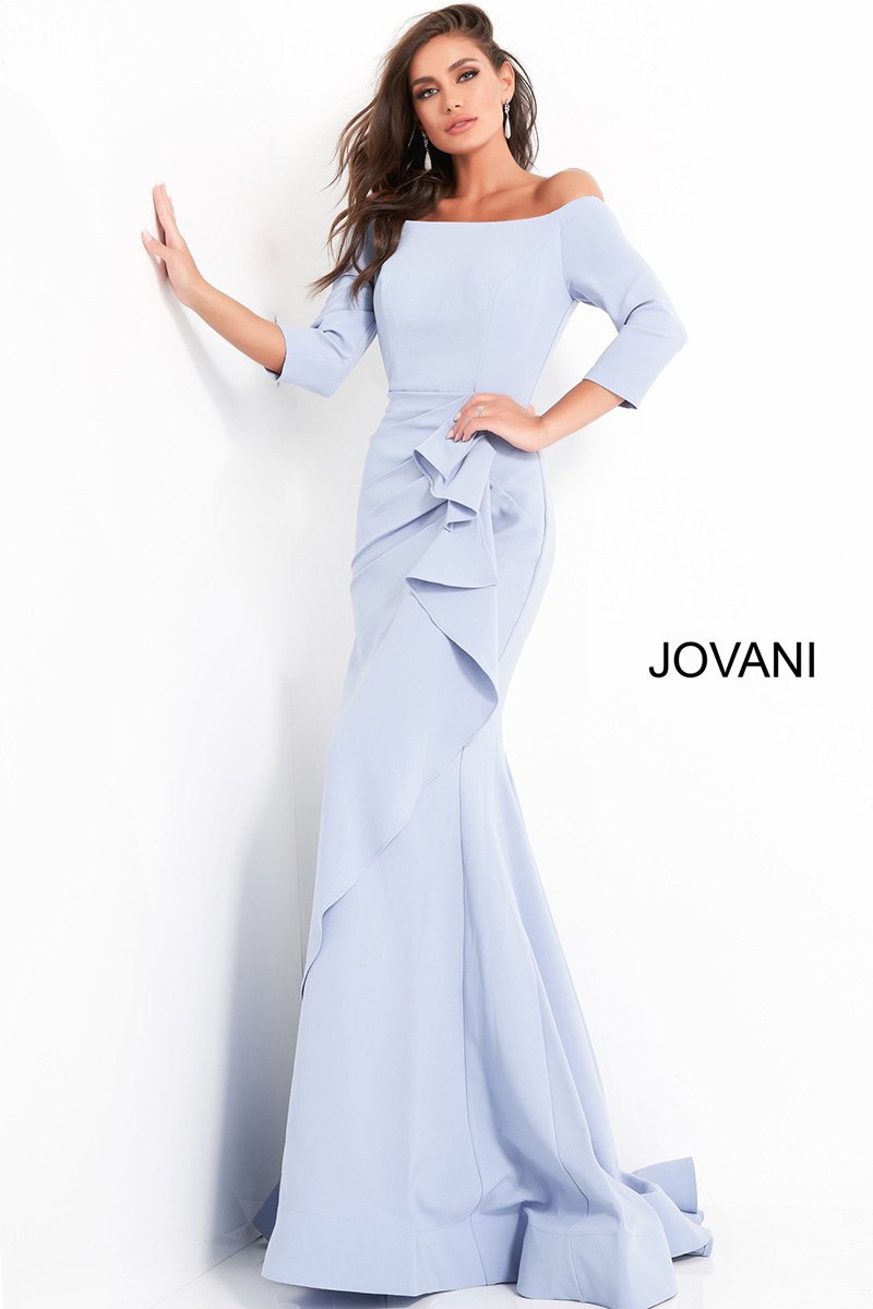 Jovani 00446 Light Blue Prom Dress