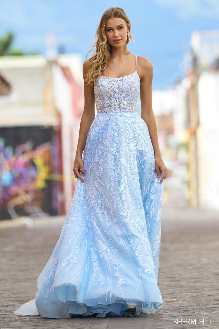 Sherri Hill 55521 — Light Blue