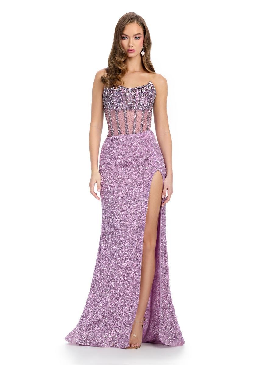 Ashley Lauren 11830 Lilac Prom Dress