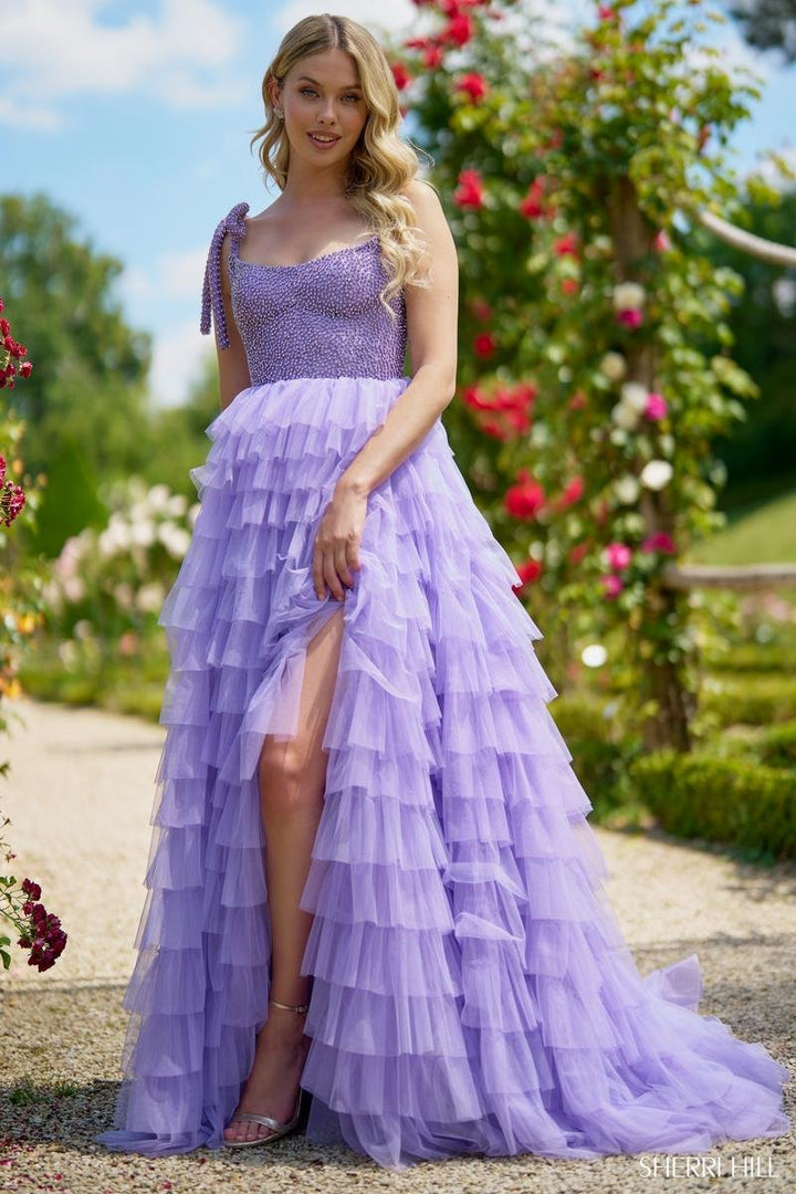 Sherri Hill 56829 Lilac Prom Dress