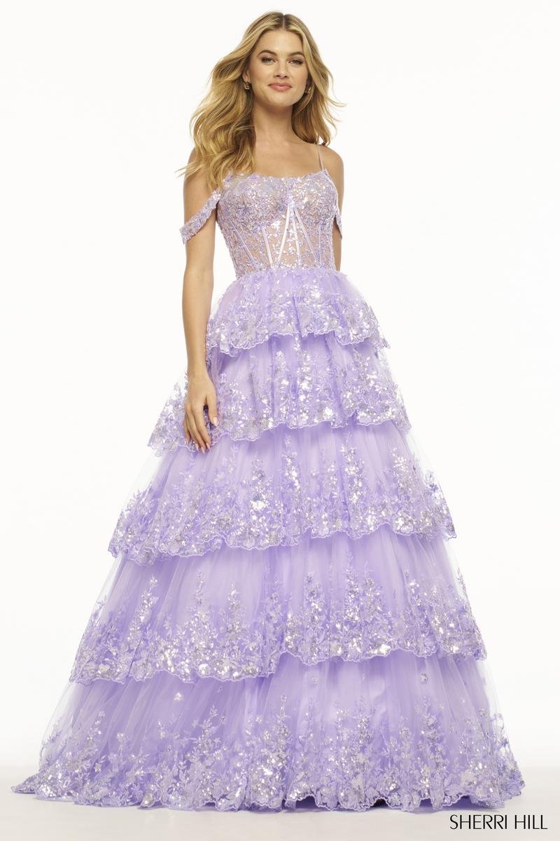 Sherri Hill 56104 — Lilac