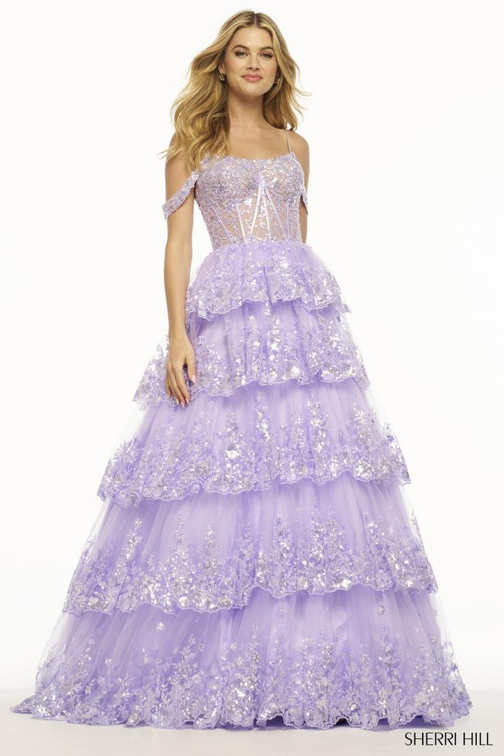 Sherri Hill 56104 — Lilac