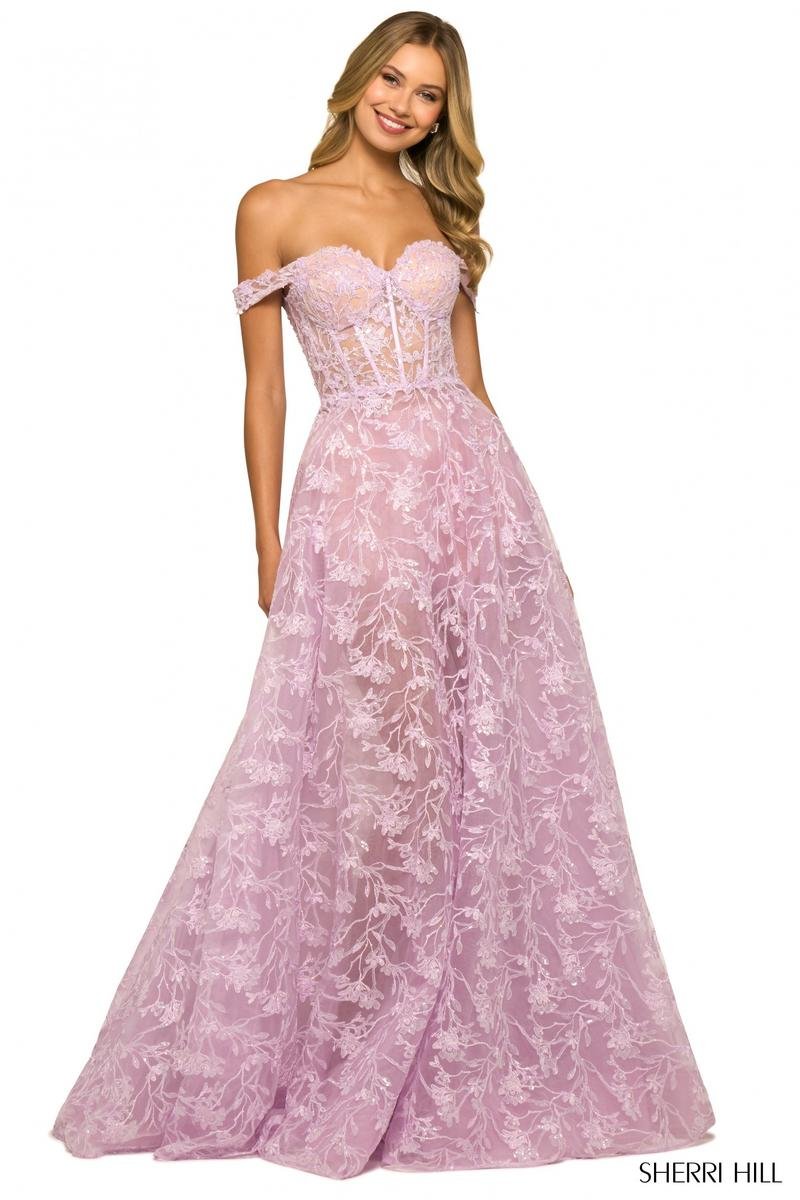 Sherri Hill 55393 — Lilac