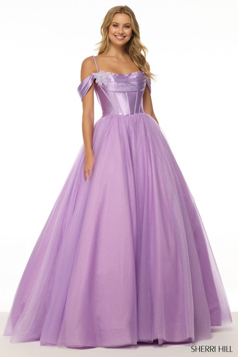 Sherri Hill 57034 Lilac Prom Dress
