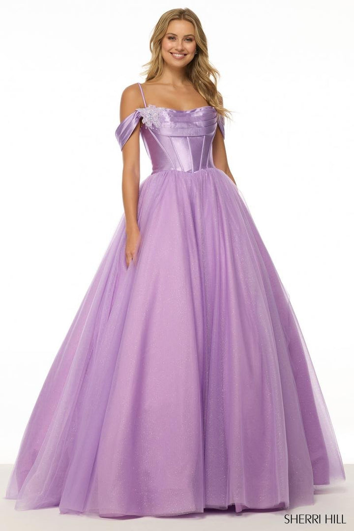 Sherri Hill 57034 Lilac Prom Dress