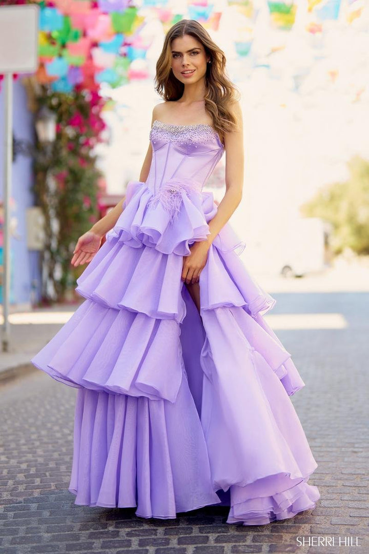 Sherri Hill 55957 — Lilac