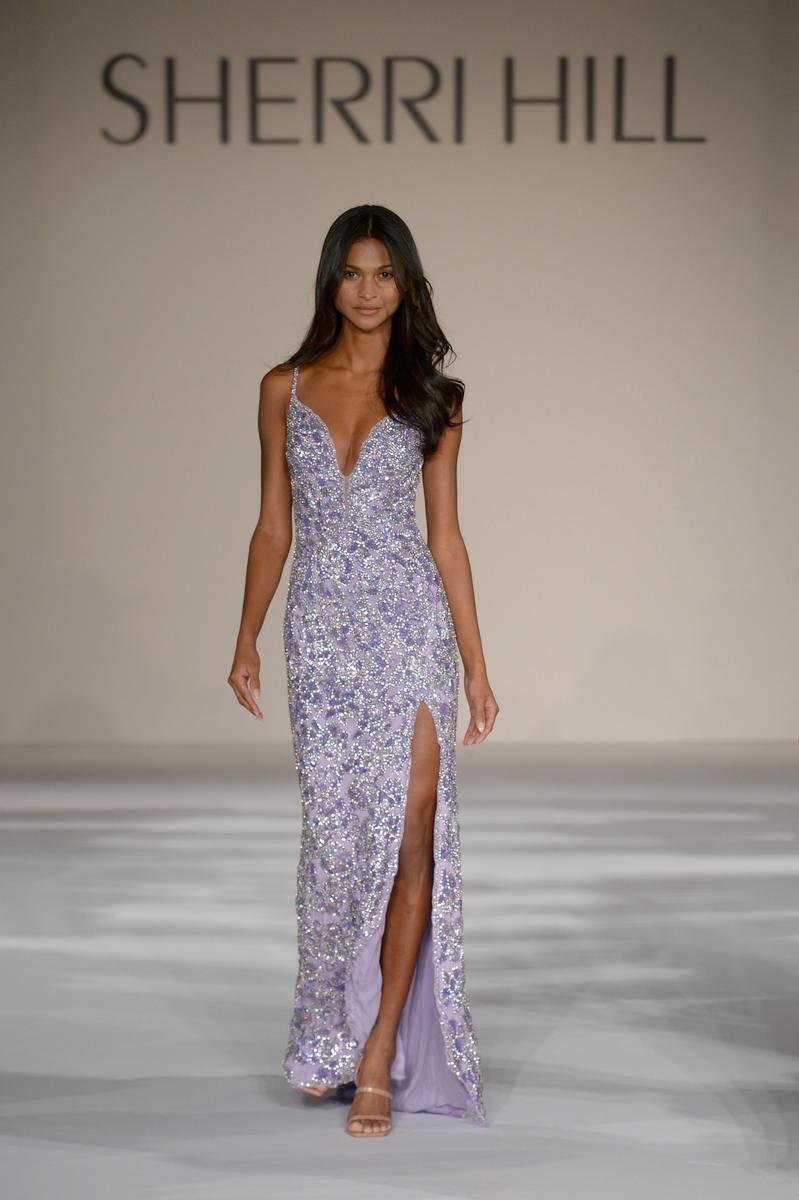 Sherri Hill 91059 Lilac Prom Dress
