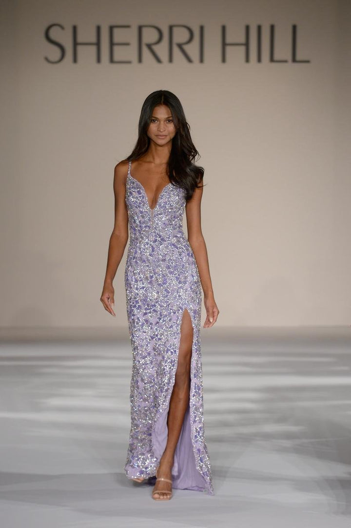 Sherri Hill 91059 Lilac Prom Dress