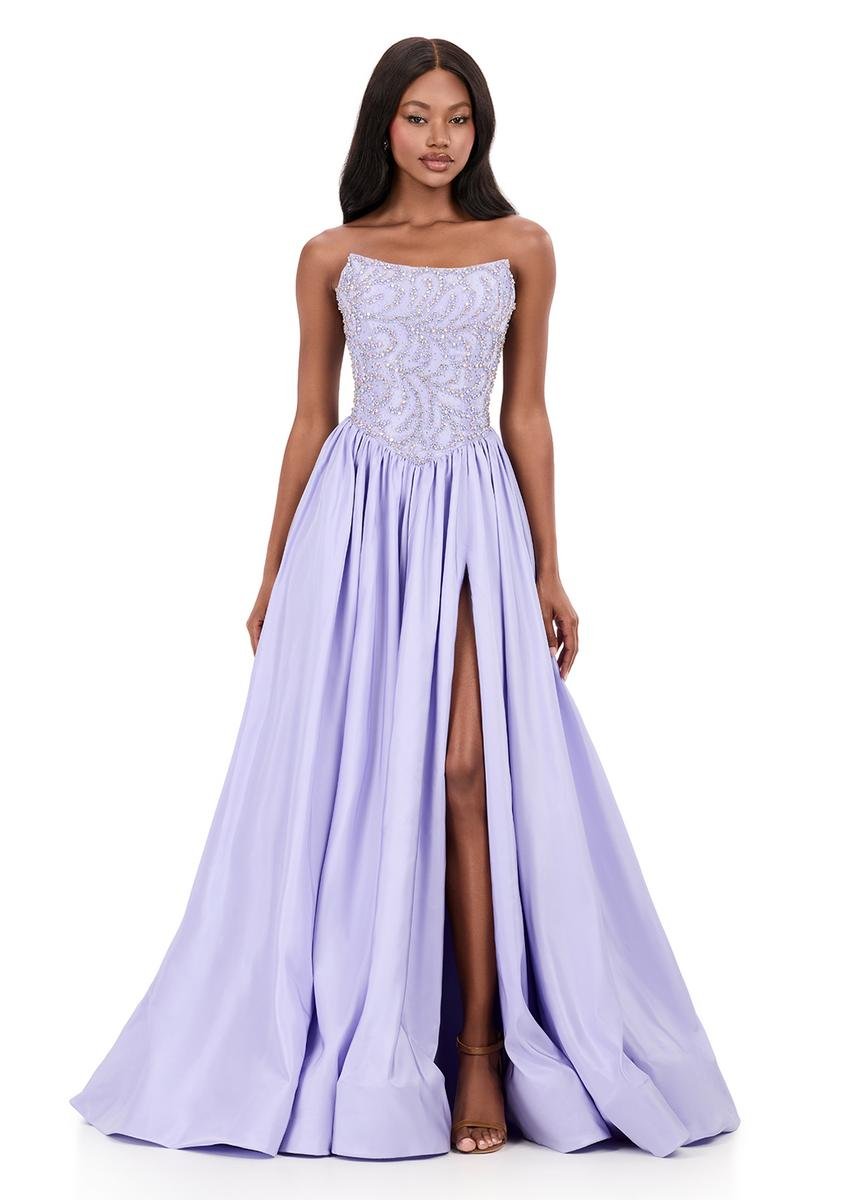 Ashley Lauren 12298 Lilac Prom Dress