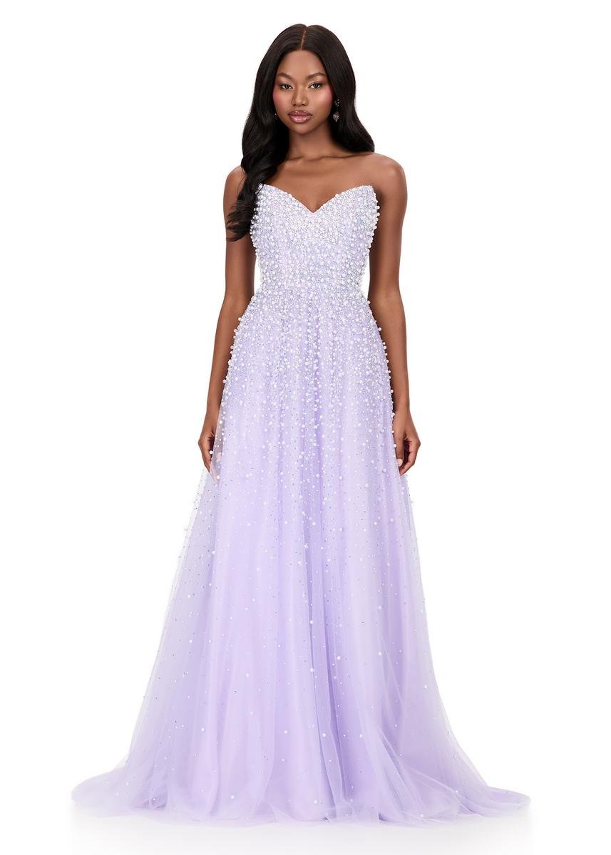 Ashley Lauren 12180 Lilac Prom Dress