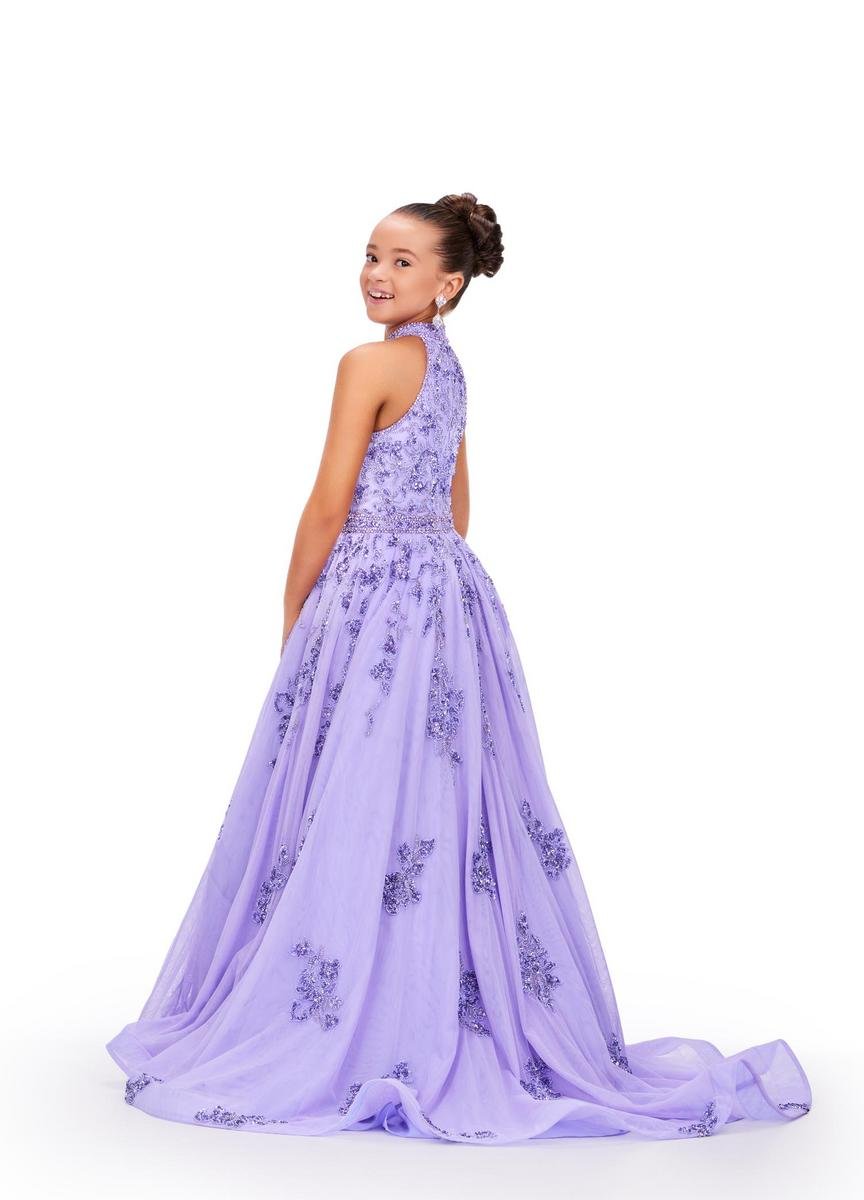 Ashley Lauren 8238 Lilac Prom Dress