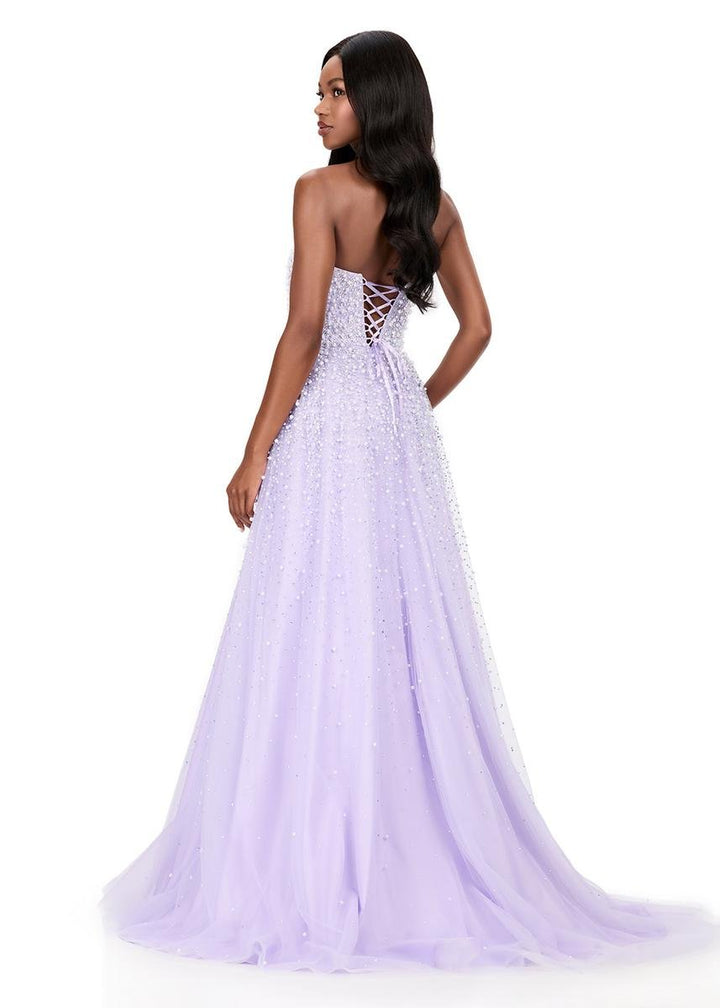 Ashley Lauren 12180 Lilac Prom Dress