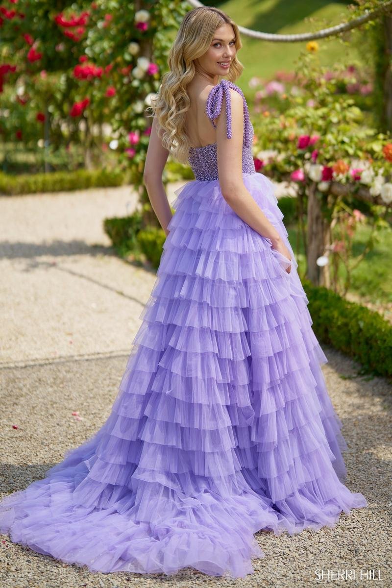 Sherri Hill 56829 Lilac Prom Dress