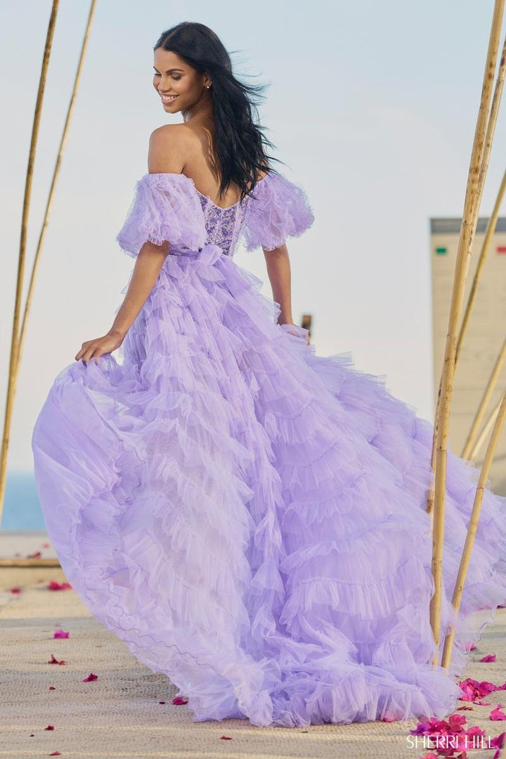Sherri Hill 55949 Lilac Prom Dress