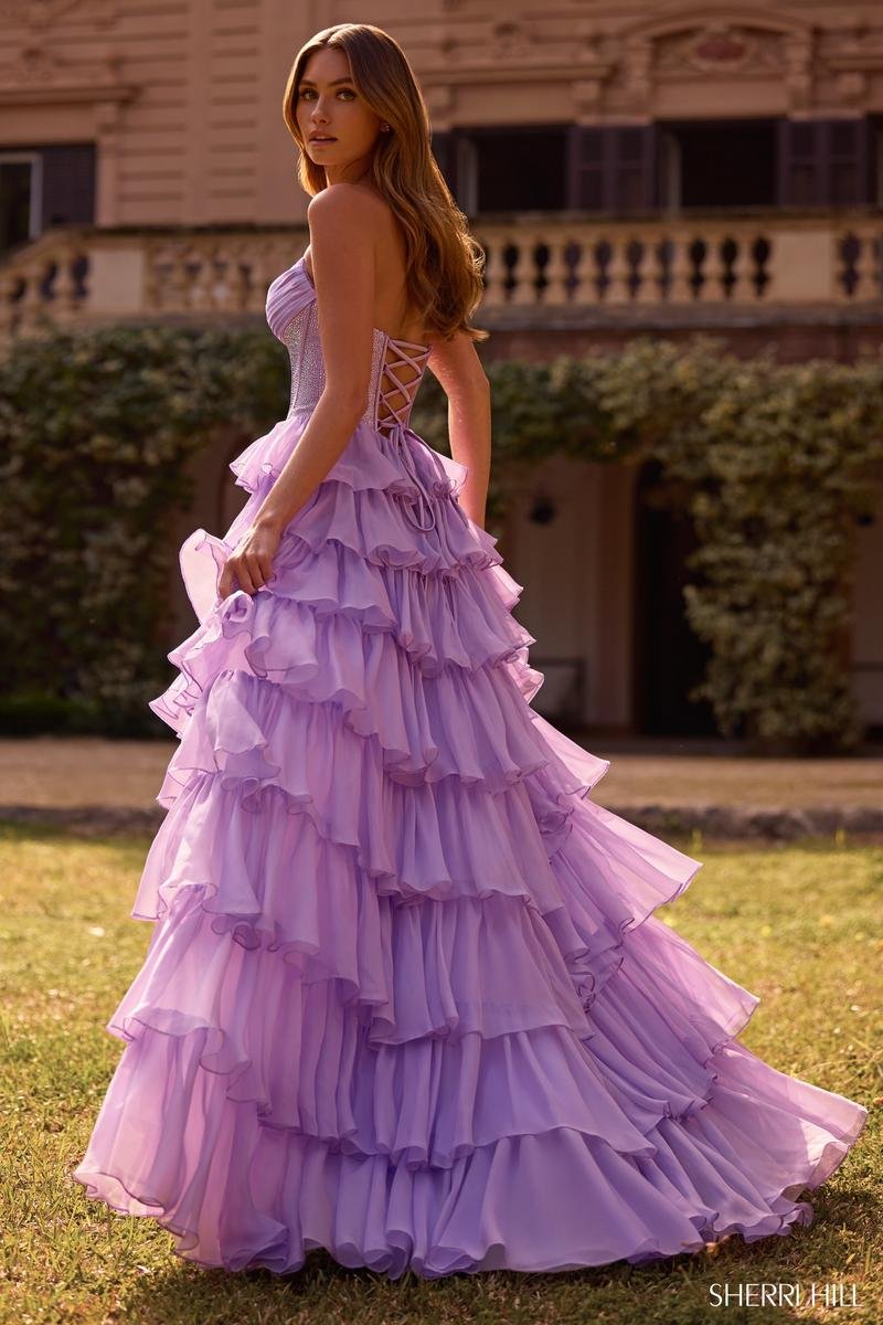 Sherri Hill 57288 Lilac Prom Dress