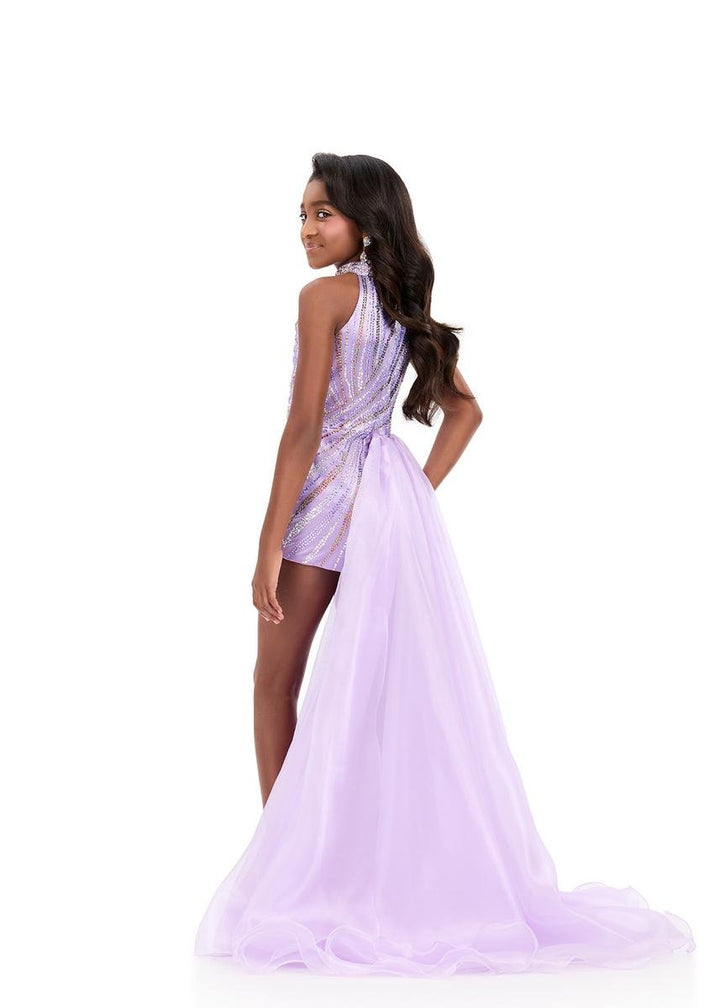 Ashley Lauren 8364 Lilac Prom Dress