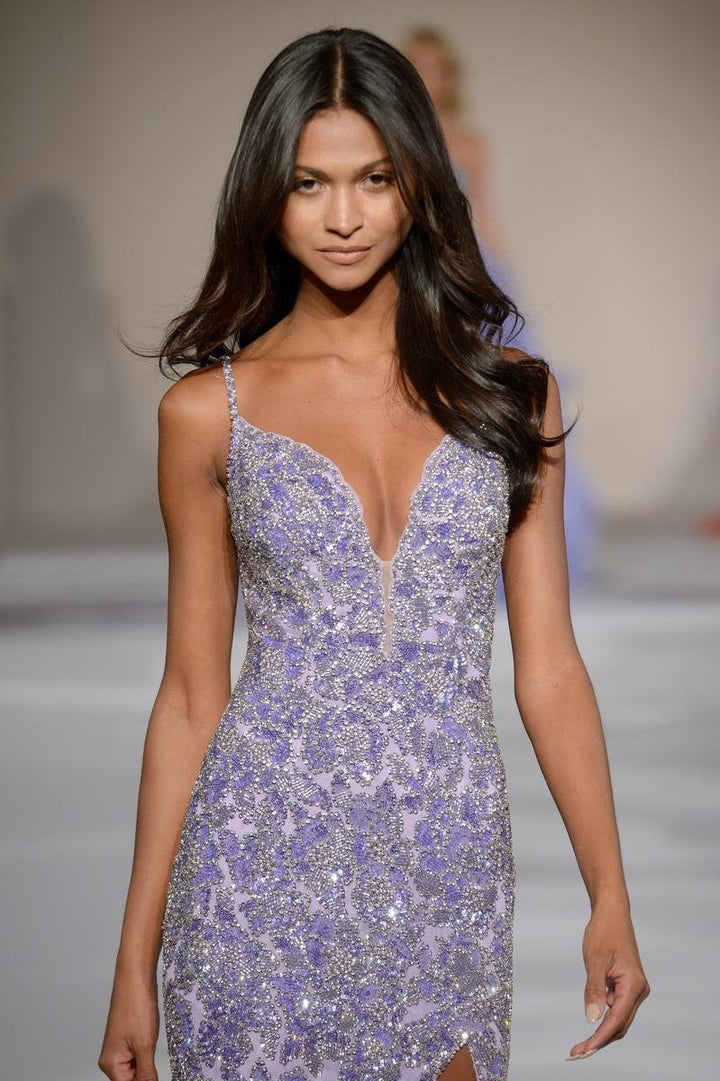 Sherri Hill 91059 Lilac Prom Dress