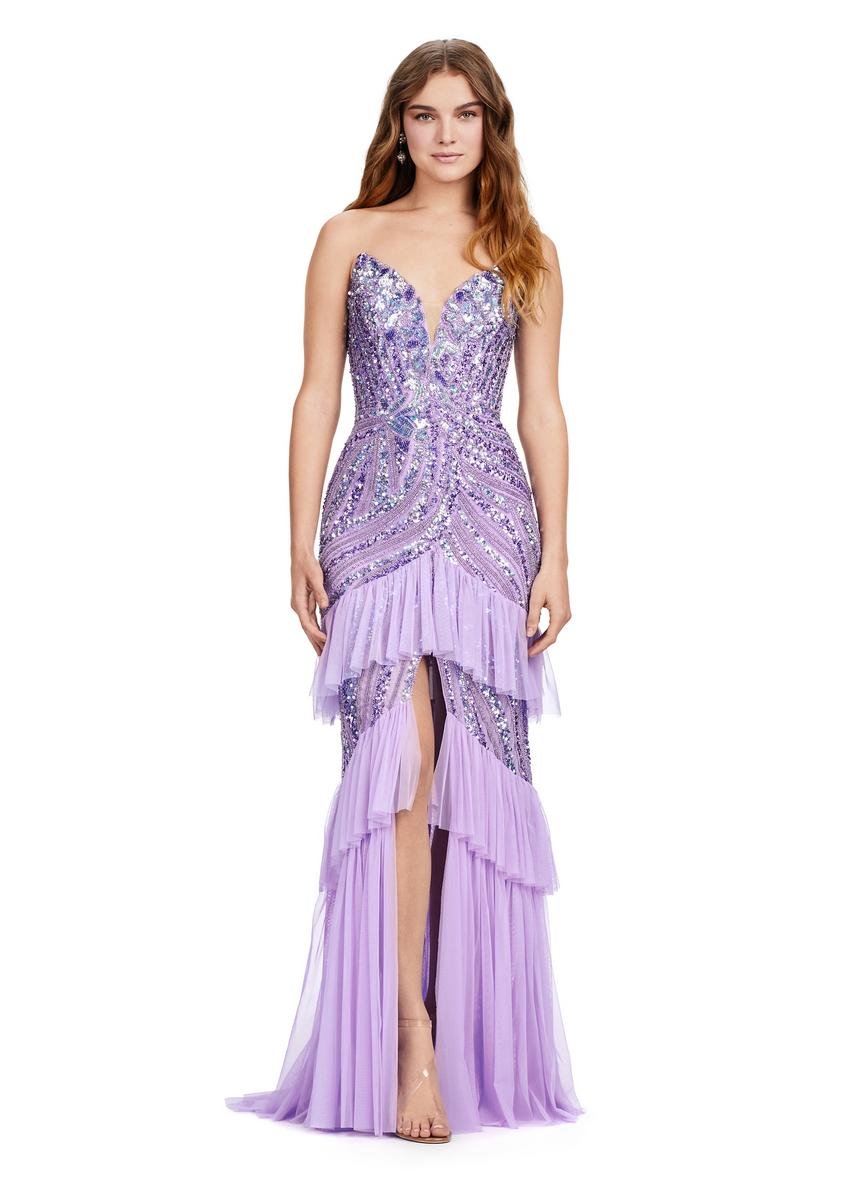 Ashley Lauren 11438 Lilac Prom Dress