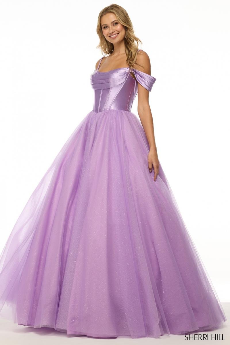 Sherri Hill 57034 Lilac Prom Dress