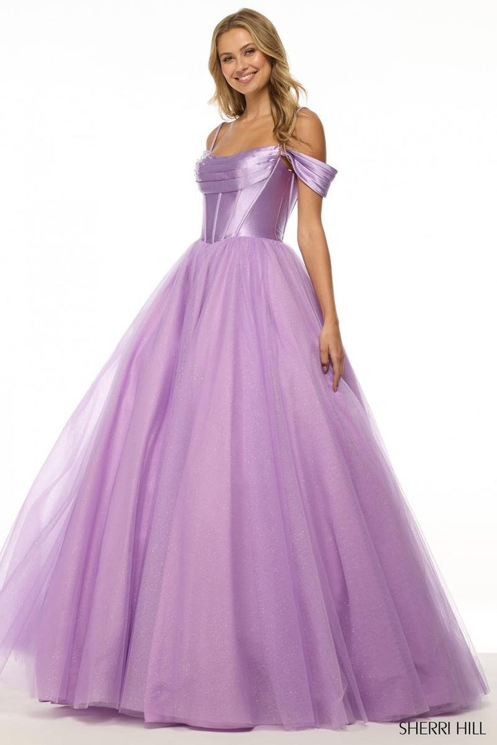 Sherri Hill 57034 Lilac Prom Dress