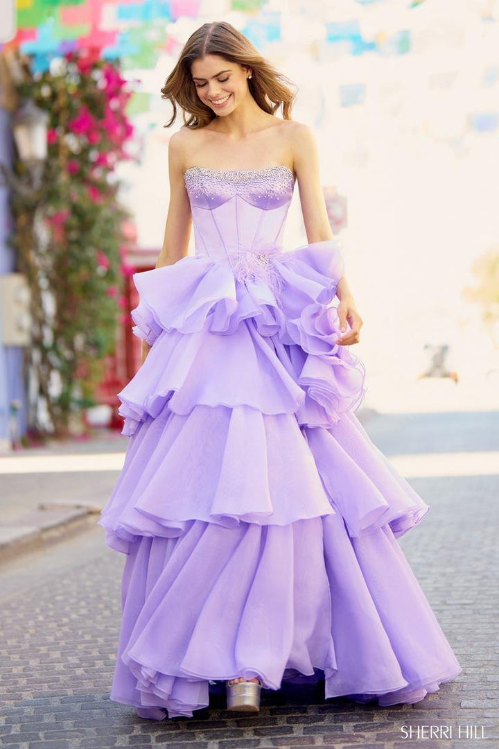 Sherri Hill 55957 — Lilac