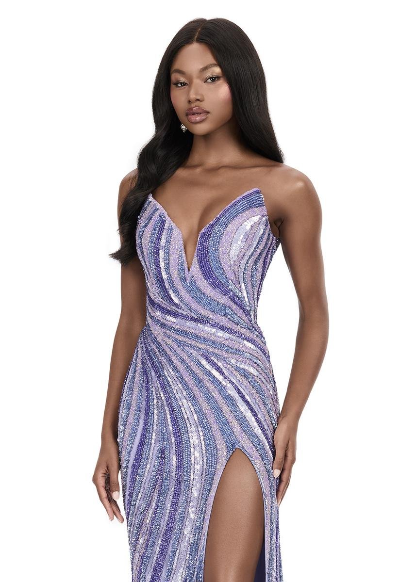 Ashley Lauren 12231 Lilac Prom Dress