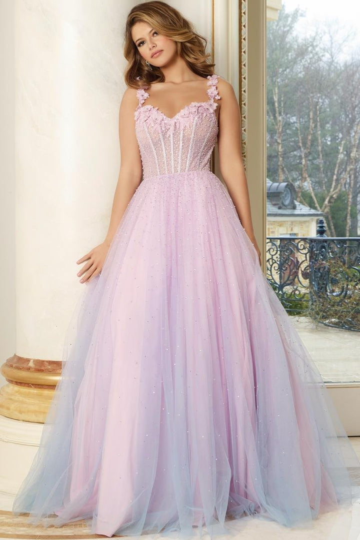 Jovani 47305 — Lilac/Blue