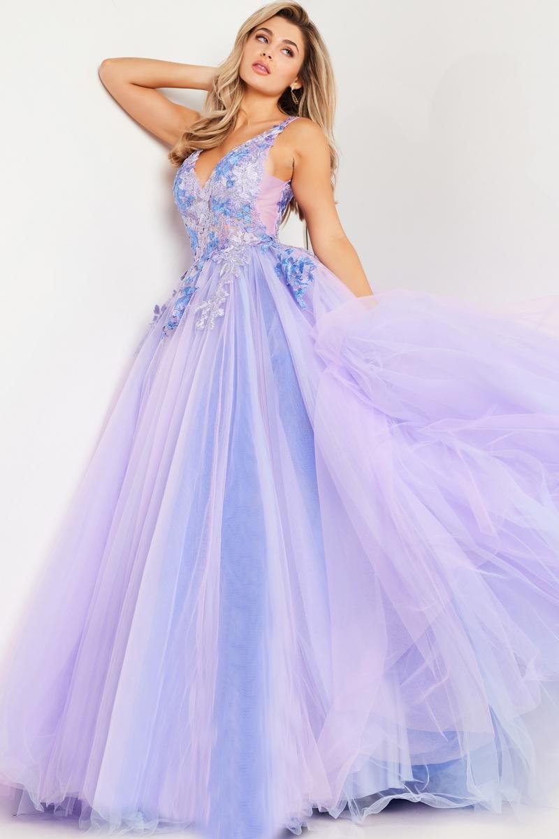 Jovani 24602 — Lilac/Multi