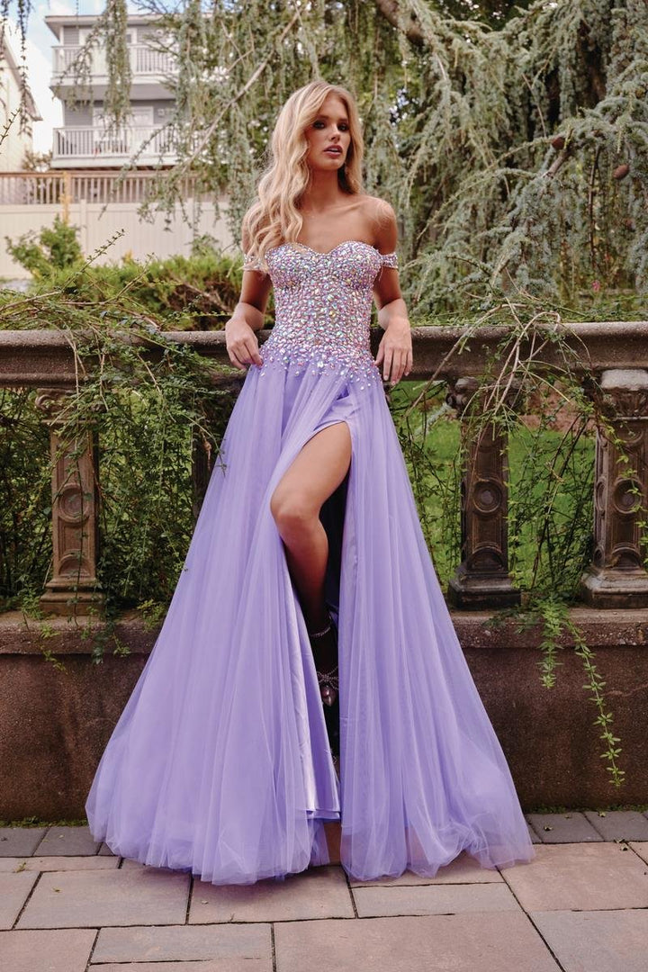Jovani 23963 — Lilac/Multi