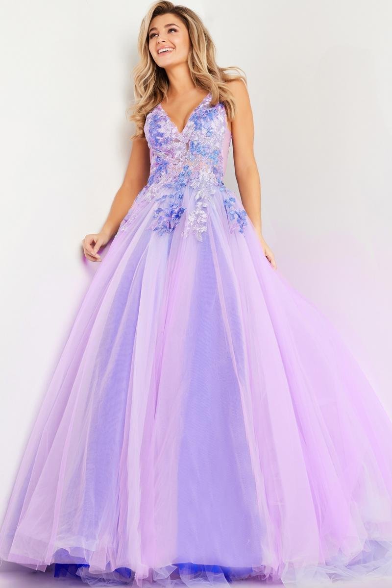 Jovani 24602 — Lilac/Multi