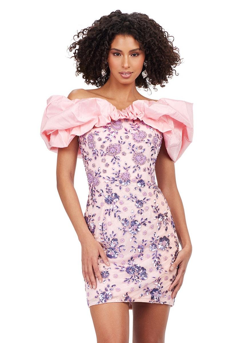 Ashley Lauren 4613 Lilac Pink Prom Dress