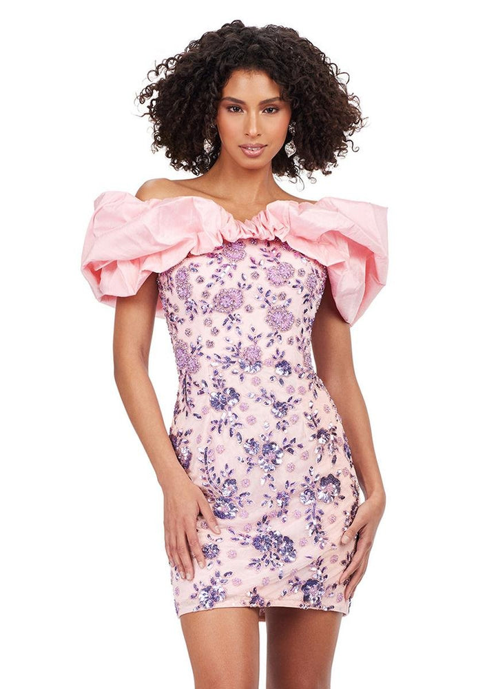 Ashley Lauren 4613 Lilac Pink Prom Dress