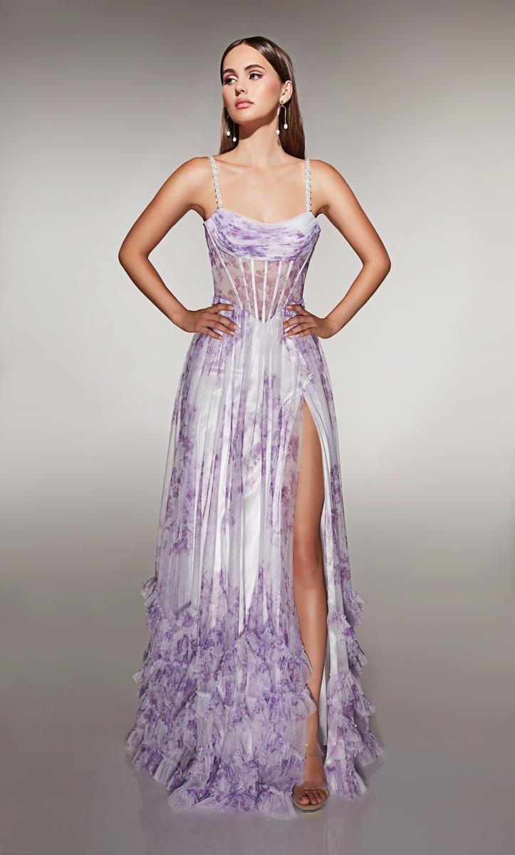 Alyce Paris 62202 — Lilac-White