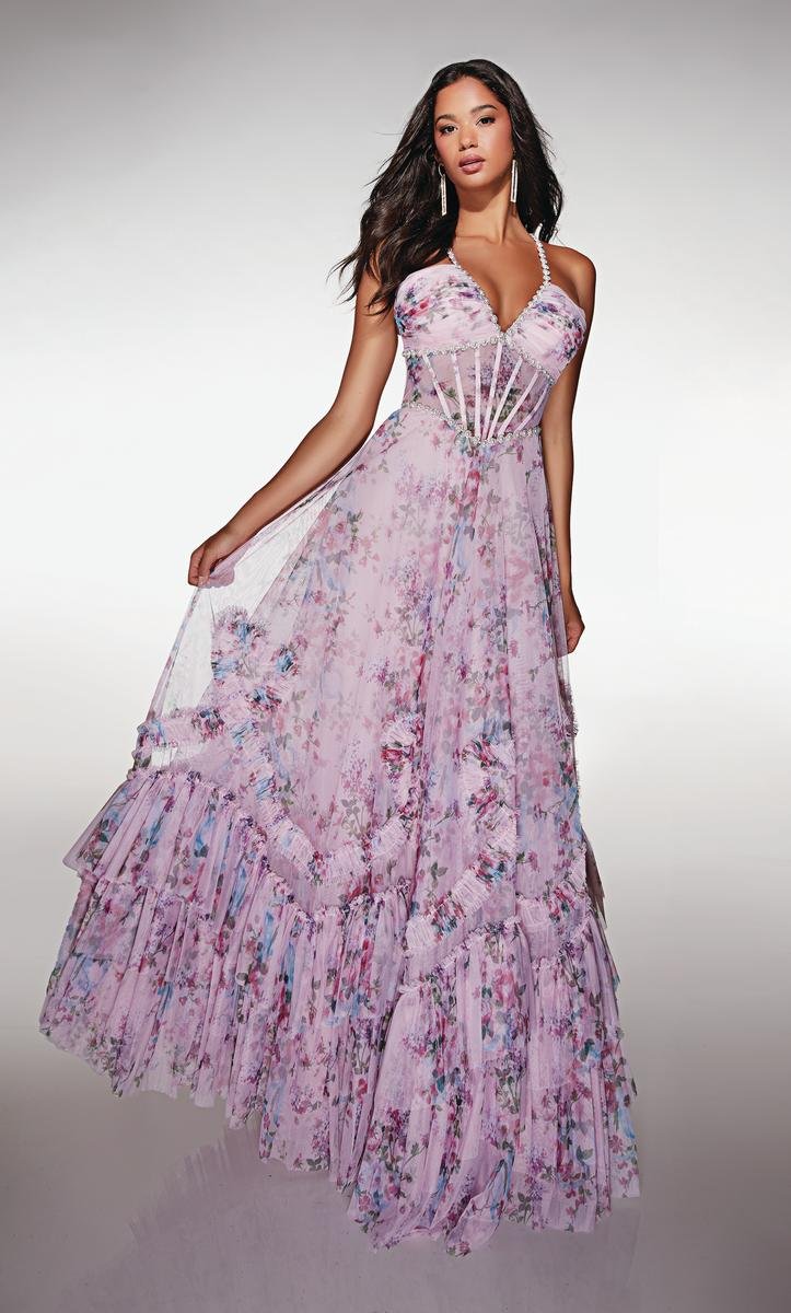 Alyce Paris 62028 — Lilac-White